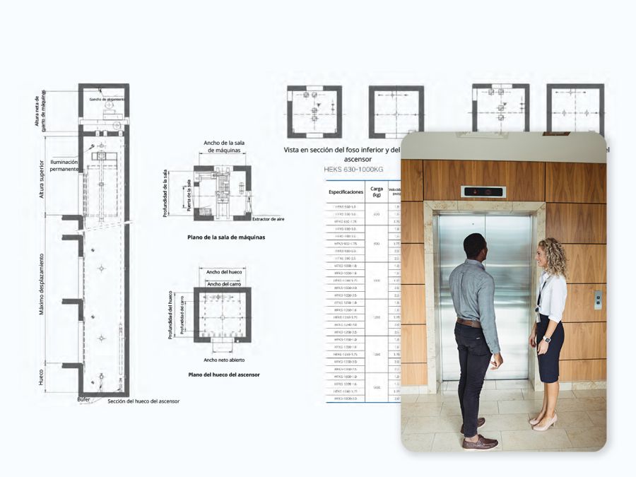 Ascensores de Pasajeros diseño y construcción